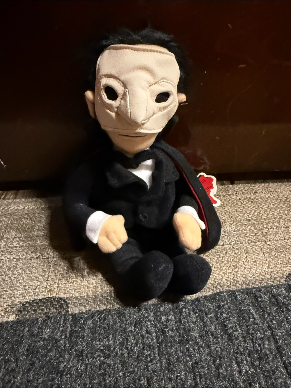 Universal Plush Masked Phantom Doll - Black & Cream